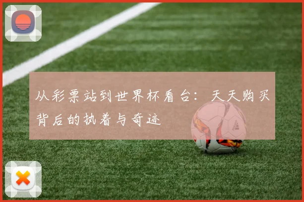 从彩票站到世界杯看台：天天购买背后的执着与奇迹